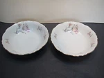 Edelstein #21615 Maria Theresia Shape, Irish Rose 2-7 3/4" Soup Bowls-germany. Fixed Price $12.95.