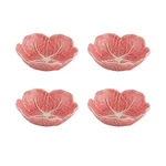 Bordallo Pinheiro Cabbage Pink Small Bowl, Set Of 4. Fixed Price $120.00.