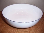 New Ten Strawberry Street Set Of Four (4) Bone China Silver Rim Bowls - 6.5". Fixed Price $50.00.