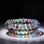Magcolor Colorful Crystal Decorative Bowl For Kitchen And Indoor,home Office .... Fixed Price $48.55.