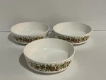 Set Of 3 Centura By Corningware Spice Life Cereal Bowls 5 1/2". Fixed Price $24.99.