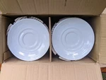 12 Oneida Sant'andrea Royal Porcelain Botticelli 6" Saucer Plates (R4570000500). Fixed Price $72.15.