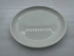 Set Of Elite Global Solutions B65R 1/4 White Round Melamine Plate. Fixed Price $21.24.