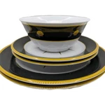 Galleyware Co. Commodore Bowl Compass Rose Plates Nautical Salad And Dinner Read. Fixed Price $40.00.