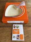 Creuset Enameled Cast Iron Heart Skillet 6.33 16 Cm Mauve Pink New. Fixed Price $119.99.