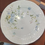 Mikasa Precious Blue Michelle D2501 Salad Plate Luncheon 8" Retired. Fixed Price $40.00.