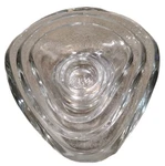 Sin Urch Decorative Glass Bowls Set Of 3 Clear Snack Nut. Fixed Price $15.50.