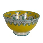 Anthropologie Elka Ayaka Yellow Footed Bowl Rice Soup Pedestal 6". Fixed Price $27.99.