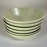 Ikea Of Sweden 10866 Set Sage Green Stoneware Cereal Bowls 6.5 Soup Entr. Fixed Price $46.50.