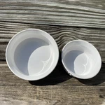 Corningware French White Set Of Stoneware Bowls 16OZ & 24OZ Baking Dishes. Fixed Price $15.00.