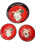 Vtg Viva La Pasta Piece Set 13 Lge + 2-9 Bowls Certified International. Fixed Price $74.25.