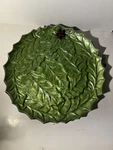Julia Knight Holly Sprig With Berries Mojito 12" Bowl New. Fixed Price $99.99.