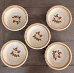 Vintage Mikasa Stone Manor Luscious Strawberry Cereal Bowls F5809 Set Of. Fixed Price $59.98.
