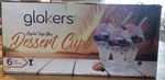 Glokers Crystal Tulip Glass Dessert Cups Set Of 6 New - No Spoons. Fixed Price $12.00.