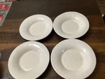 Hubert Melamine Creamy White Soup Salad Bowls Set Of 4 80061. Fixed Price $35.00.