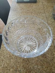 Badash Poland Crystal Garland Revere 7 1/3"WIDE 5" Tall Bowl With Label. Fixed Price $19.95.