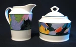 Van Gogh Sugar Bowl & Creamer Christopher Stuart Optima HK208 Super Strong China. Fixed Price $15.00.