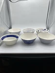 Royal Doulton Cereal Bowl Set Of Blue White Pacific Pattern Approx 6.25. Fixed Price $45.50.