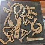 Vintage Miscellaneous Cast Iron Steel Farming Equipment Lot. Fixed Price $29.96.