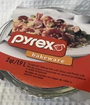New Vtg Pyrex Glass Ribbed Casserole Dish W/ Cover 2QT/2L Made Usa. Fixed Price $29.00.