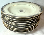 10 Mikasa Grande Ivory Tropez L5504 Rimmed Soup Bowls Mint Cond -free Ship. Fixed Price $99.99.
