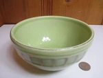 Matceramica Venice Green 6" Stoneware Cereal Soup Bowl Panels Scrolls. Fixed Price $14.39.