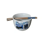 Dc Comics Batman Manga Panels 20OZ Ceramic Ramen Bowl With Chopsticks. Fixed Price $20.00.