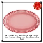Le Creuset Oval Plate 25CM Rose Quartz Pink Stoneware Microwave Oven Dishwasher. Fixed Price $81.22.