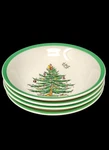 Set Of Spode Christmas Tree 6-1/4" Holiday Cereal Soup Bowl Made In England. Fixed Price $34.99.