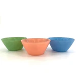 Lav Vega Glass Serving Set Of 3, Colorful Prep Bowls, 7.25 Oz. Fixed Price $19.99.