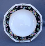 Christopher Stuart Orchard Park Y0012 - Rimmed Soup Bowl 9 3/8" Diameter. Fixed Price $5.00.
