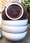 Pfaltzgraff Everyday Eclipse Plum Ombre Bowls Set Of 4 Purple Grey 6. Fixed Price $34.99.