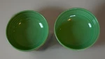 Homer Laughlin Fiesta Soup Bowls Medium Green Set Of Two. Fixed Price $23.10.