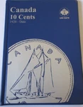 Set Of Canada Ten Cents Coins 1968-2026 Uni-safe Dime Folder 10. Fixed Price $52.48.