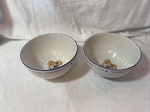 Retroneu Land That I Love Stoneware Soup / Cereal Bowl #4518 Set Of 2. Fixed Price $20.00.