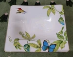 Villeroy & Boch Amazonia Rectangular Soup Bowl Or Plate 9 1/4 X 7/8 3/4". Fixed Price $65.00.