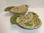 Pair Of Temp-tations Temptations By Tara Chicken Rooster Bowls .5 & 1 Quart. Fixed Price $19.96.
