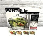Prodyne CB3 Acrylic Cold Bowl Ice With Serving Spoon Fork. Fixed Price $24.99.