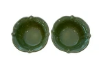 2 Juliska Ceramics Berry & Thread Evergreen Ice Cream Soup Cereal Bowl 7.5". Fixed Price $69.99.