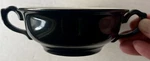 2000 - 2002 Homer Laughlin Seville Black Restaurant Ware Soup Bowl Bouillon Cup. Fixed Price $36.99.