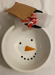 Mud Pie Snowman Snack Bowl W/spoon 2 Pc Set Christmas Nwot. Fixed Price $24.99.