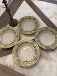 Set Of Four Blum For 222 Fifth "cheri's Garden" Soup/salad Bowls Exc Cond. Fixed Price $24.49.
