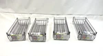 Smart Design 8406188 Bronze Stackable Slide Out Basket Organizer Set Of (4). Fixed Price $63.96.