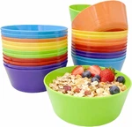 Kid Plastic Bowls 10 Oz Reusable Cereal Snack Microwave Dishwasher Safe To. Fixed Price $23.72.