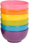 Melamine Mini Bowls, 6-PIECE Set, Small Serving Snack, Condiment, Dip, De. Fixed Price $25.79.