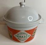 Houston Harvest (31857) Tabasco Soup, Chili, Bean, Crock Pot W/lid. Fixed Price $11.99.