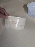 Pfaltzgraff "kitty" Heirloom Pet Bowl - Tea Rose Discontinued Weighted. Fixed Price $39.99.