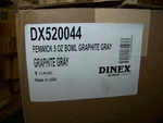 Carlisle Dinex Fenwick Oz. Bowl Graphite Gray Insulated 48 Ea. DX520044 New. Fixed Price $59.99.