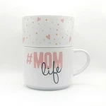 Set 2 Pieces Mom Life Mug & Bowl Coffee Tea Cup By Boston Warehouse. Fixed Price $19.99.