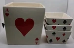 4 Piece Card Set Wmg 06 Serving Las Vegas Gambler Style. Fixed Price $42.99.